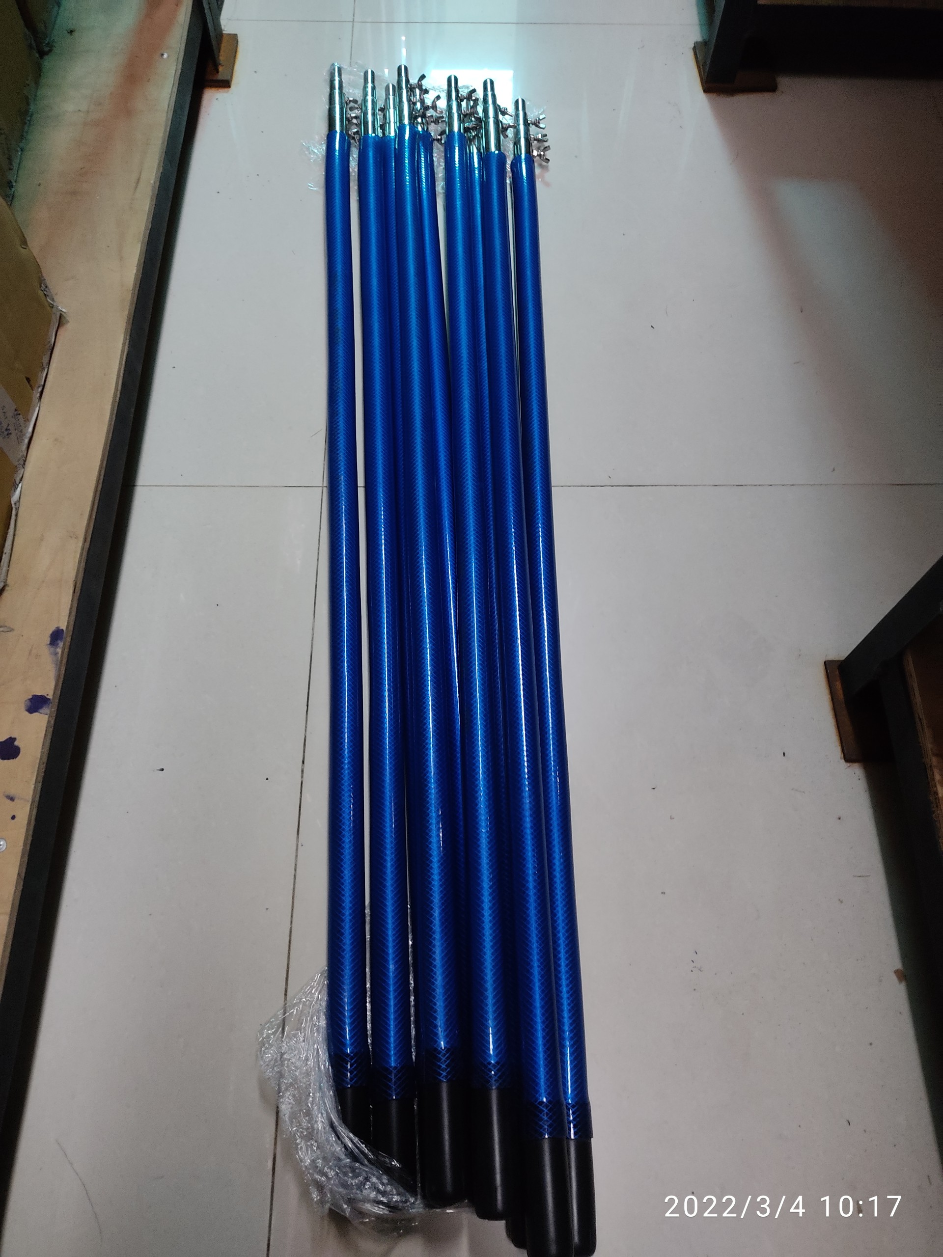 1 sào thi công xỏ gông cáp treo, sào inox thi công cáp hàng việt nam cao cấp