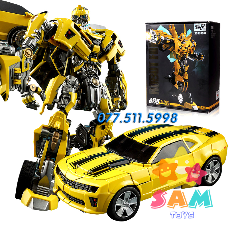 Mô hình Transformer Robot Bumblebee W8503 cao 21cm cao cấp, đẹp mắt.