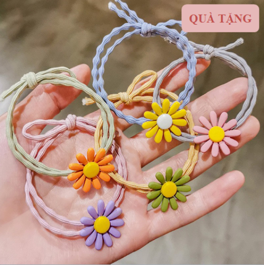 - Dây cột tóc hoa cúc Thời trang xin xắn nhiều màu