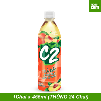C2 hương Đào 455ml (chai)