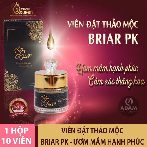 Viên Đặt Phụ Khoa Briar Thảo Mộc Chính Hãng Se Khít Và Làm Sạch Vùng Kín - Che tên sản phẩm