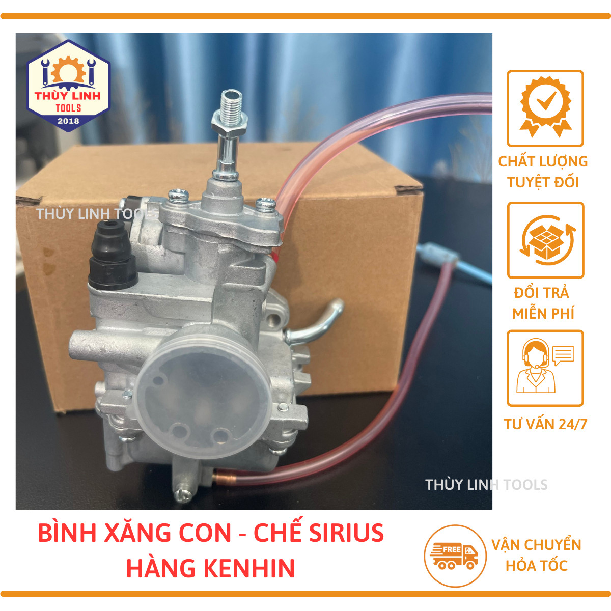  Chế hòa khí Sirius Bình xăng con xe máy SIRIUS JUPITER Thùy Linh Tools 