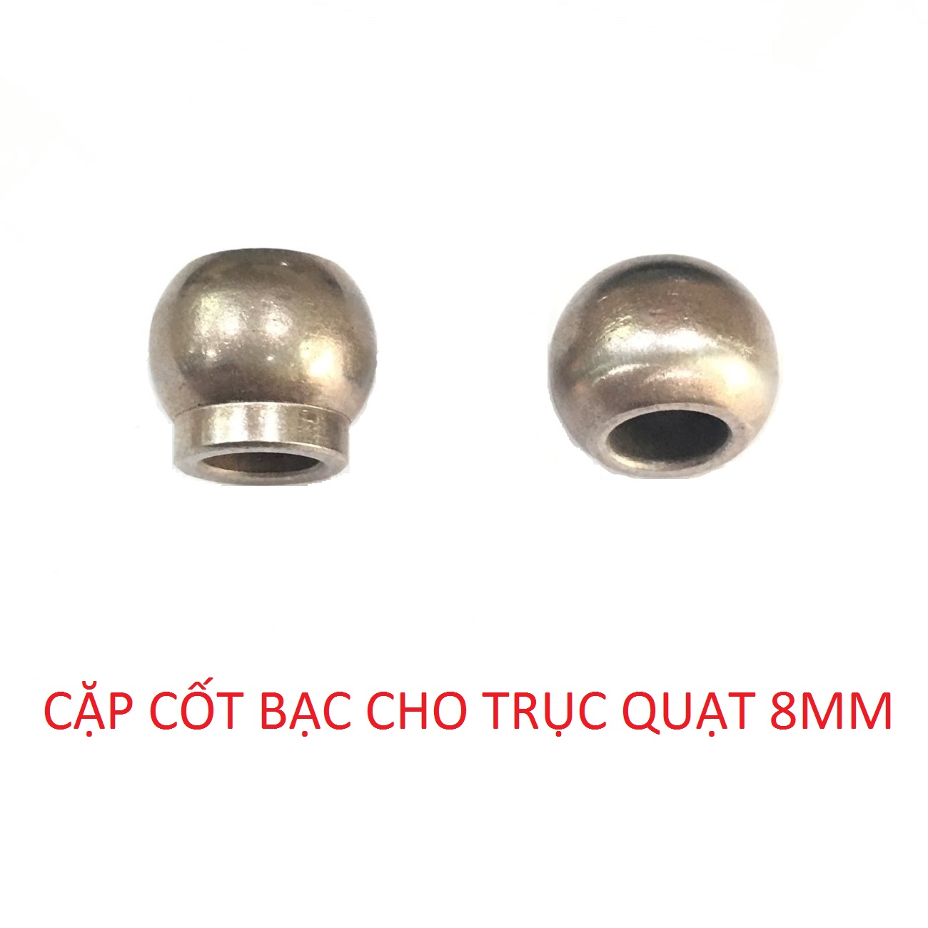 Cặp cốt bạc cho trục quạt 8mm
