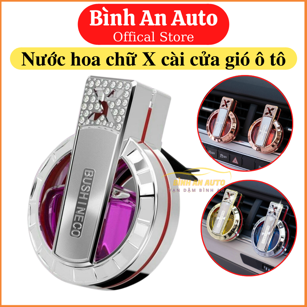 Nước Hoa Kẹp Cửa Gió Điều Hòa Xe Hơi, Nước Hoa Ô Tô Sang Trọng Qúy Phái - Bình An Auto