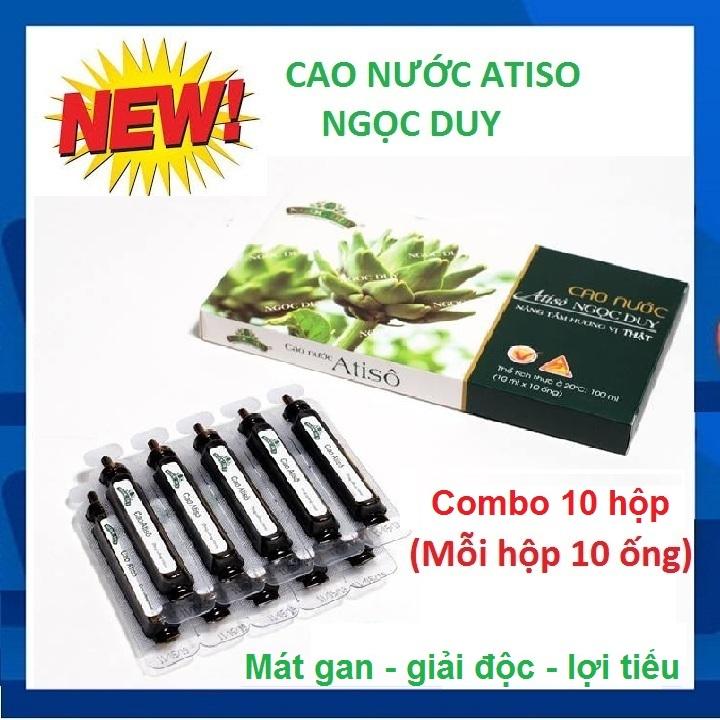 Combo 10 hộp cao nước atiso ngọc duy - hộp 10 ống
