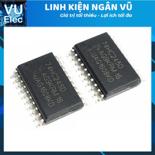 Bộ 2 ic 74hc245d soic20 7.2mm