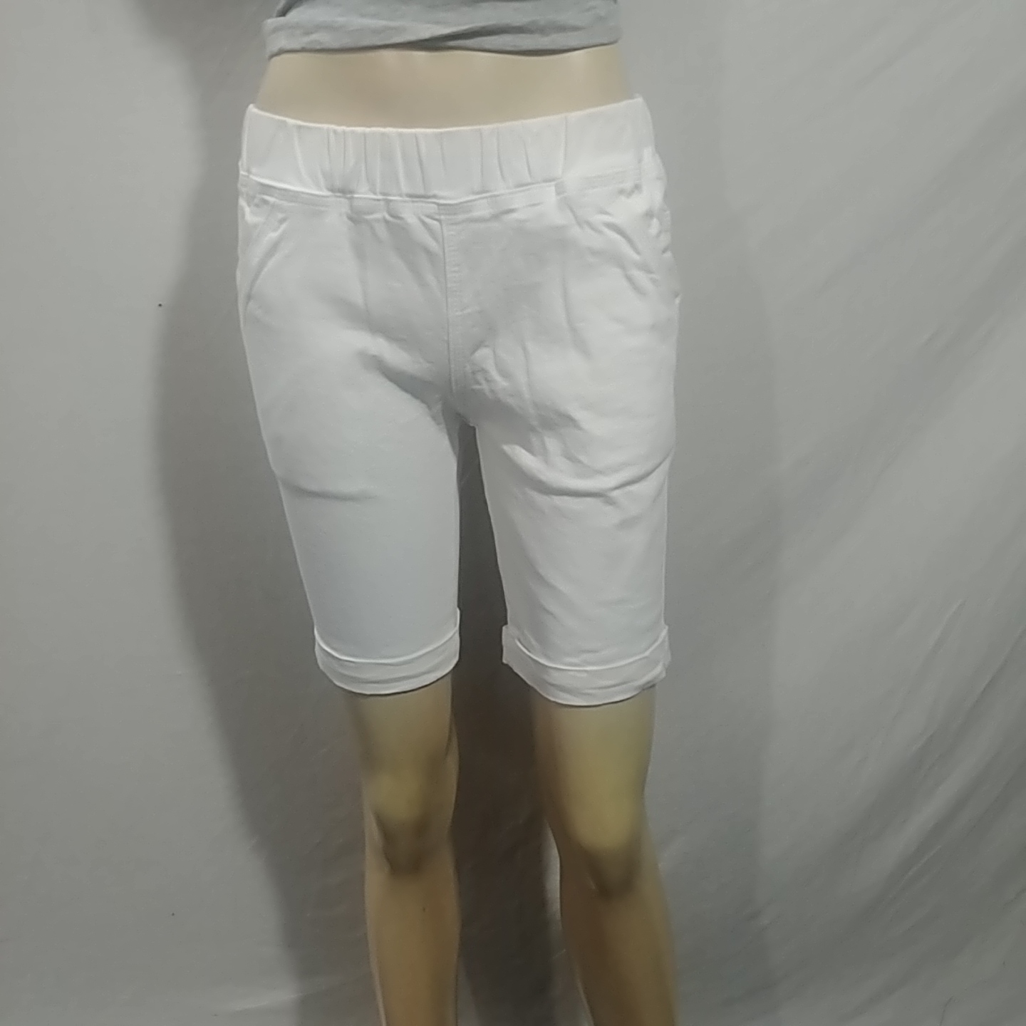 Quần jean kaki lưng thun lở đùi