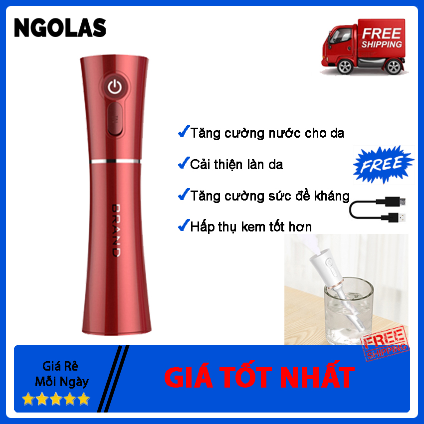 Máy Tạo Độ Ẩm Dưỡng Da - Phun Sương - Xông Mặt - Xịn Khoáng Mini Cầm Tay Tiện Dụng Cân Bằng Độ Ẩm - BT-3