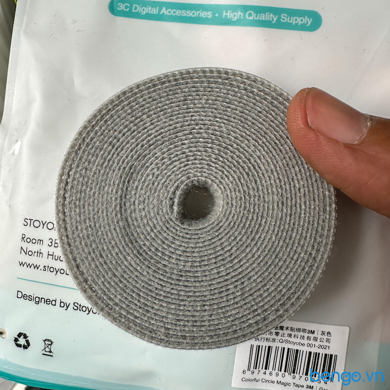 Dây dính Velcro 3M Stoyobe quấn gọn dây điện, dây cáp trong nhà, văn phòng