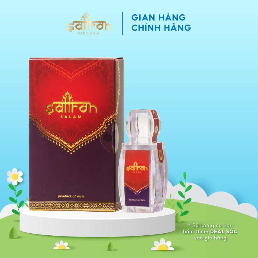 Nhụy hoa nghệ tây Saffron Salam 1 hộp 0,5Gr/hộp SAFFRON VIỆT NAM