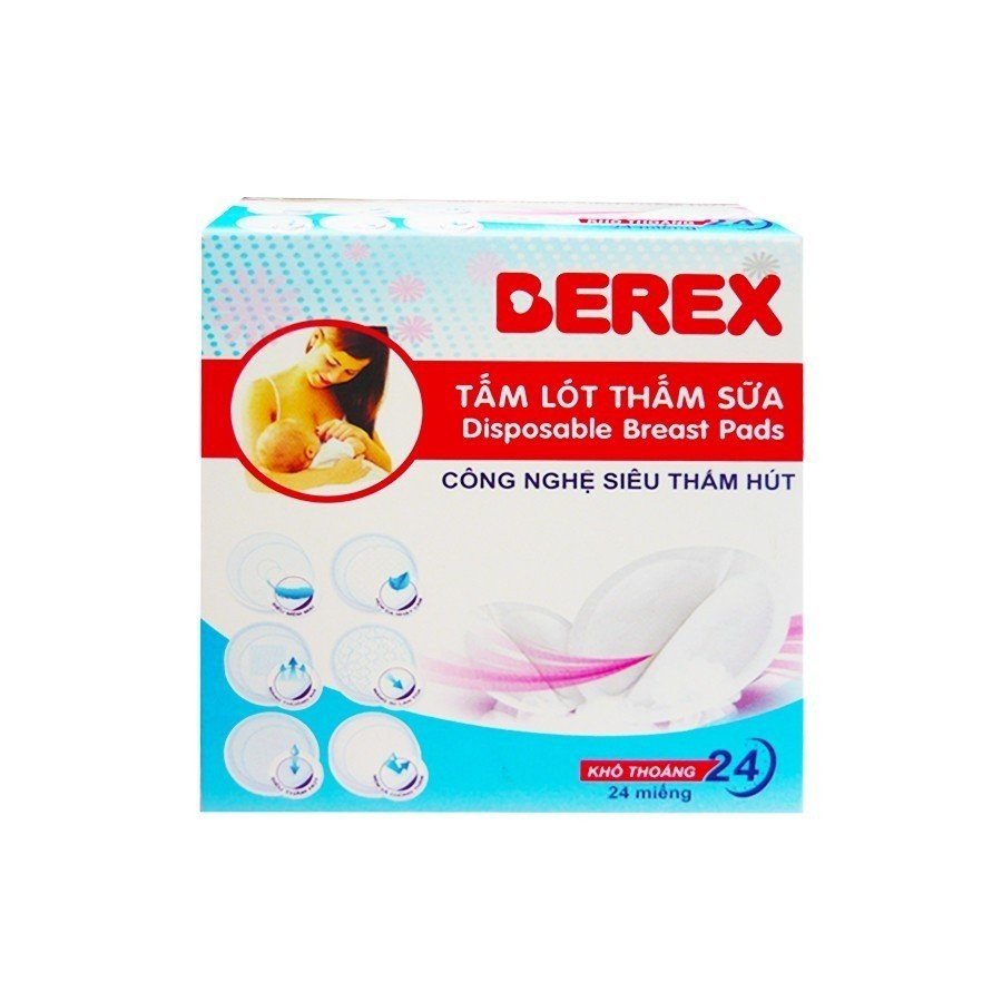 Miếng Lót Thấm Sữa Berex- Sunbaby MTS2019 24 Miếng