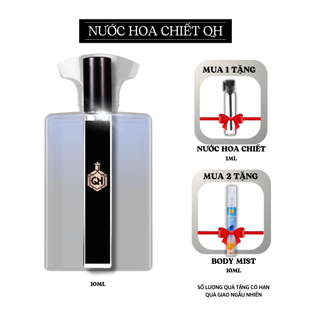 Nước hoa chiết nam 10ml tinh dầu interlude black iris cao cấp thơm lâu freeship - nước hoa qh