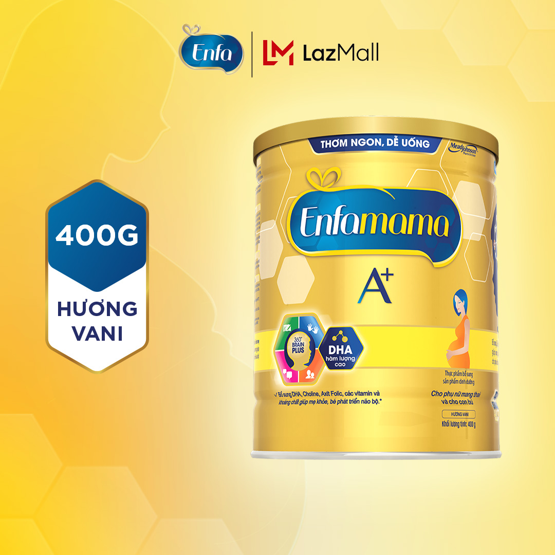 Sữa bầu Enfamama A+ hương Vani 400g