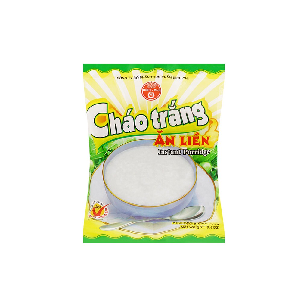 Combo 10 gói Cháo trắng ăn liền Bích Chi