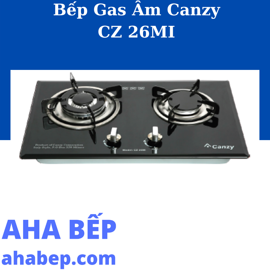 Bếp gas âm 2 lò canzy cz 26mi - hàng chính hãng