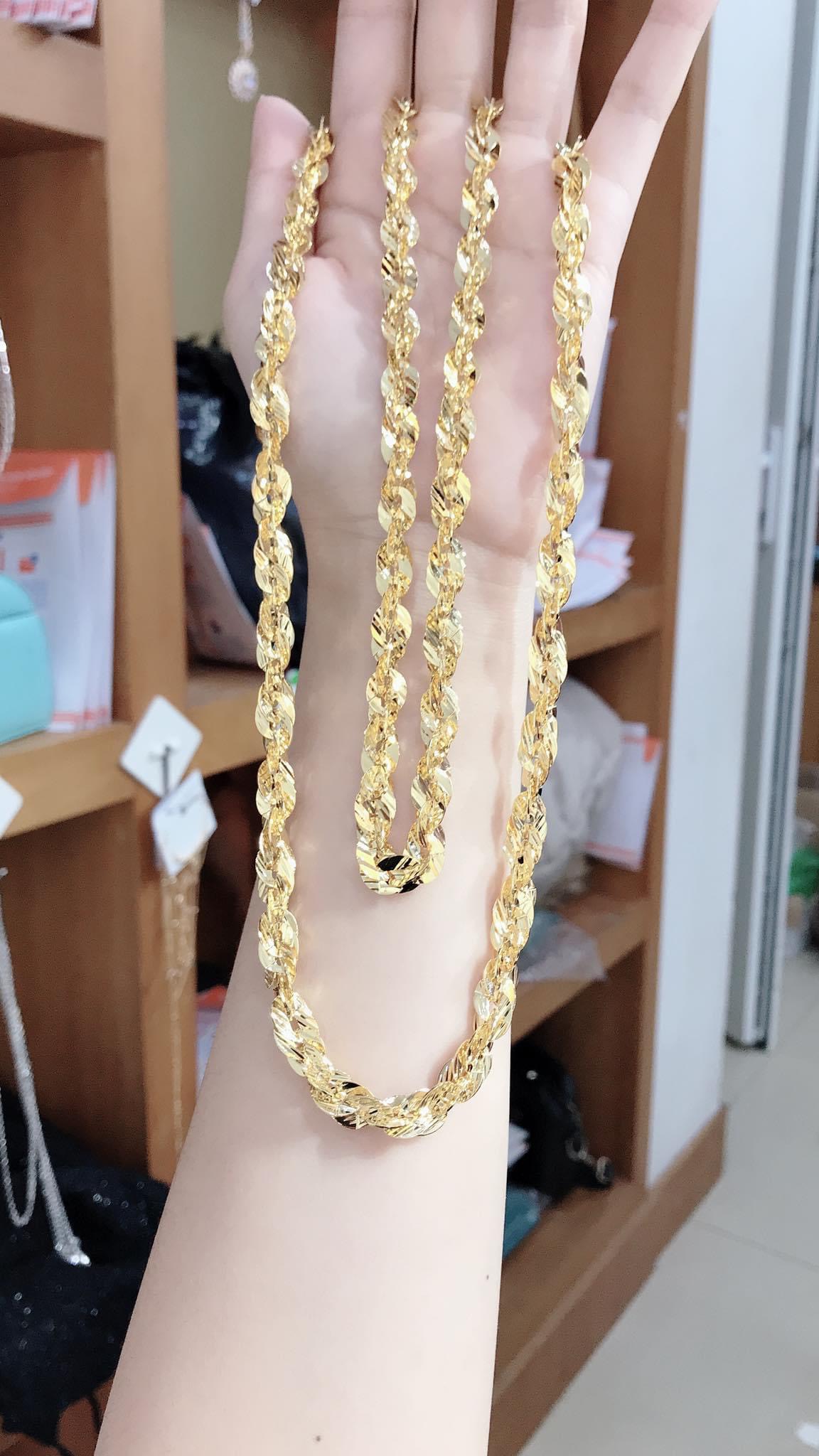Dây chuyền nữ đuôi phụng cao cấp givishop - d1705122 - sáng như vàng thật -