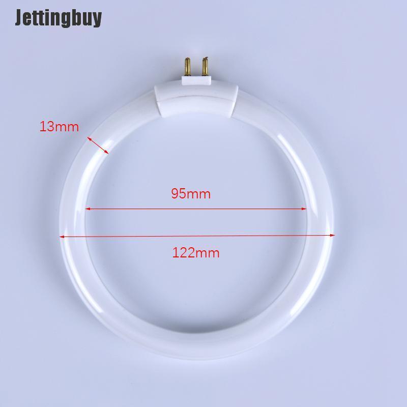 Jettingbuy Bóng Đèn Tuýp Hình Khuyên Tròn T4 11W Đèn Tuýp Vòng Huỳnh Quang Với 4 Chân