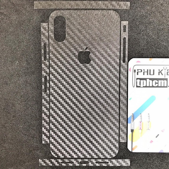 Dán mặt lưng Carbon iPhone X/Xs