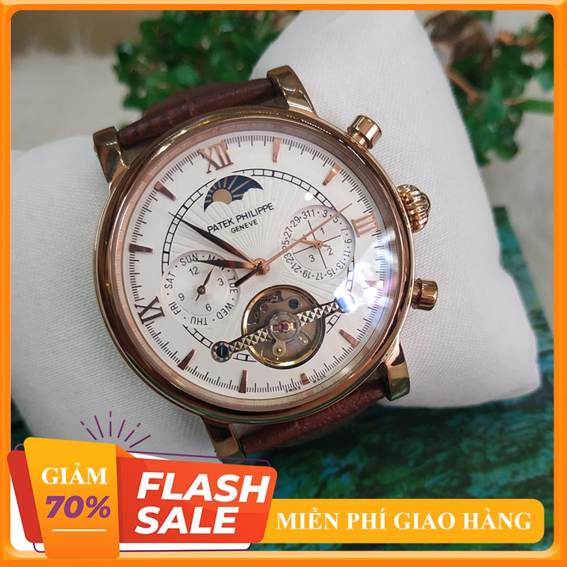 Đồng hồ nam máy cơ automatic sang trọng + thẻ bảo hành 18 tháng