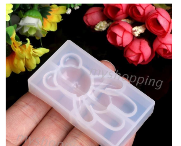 Khuôn Silicone Hình Con Gấu Đổ Resin - Trường Thịnh Sài Gòn