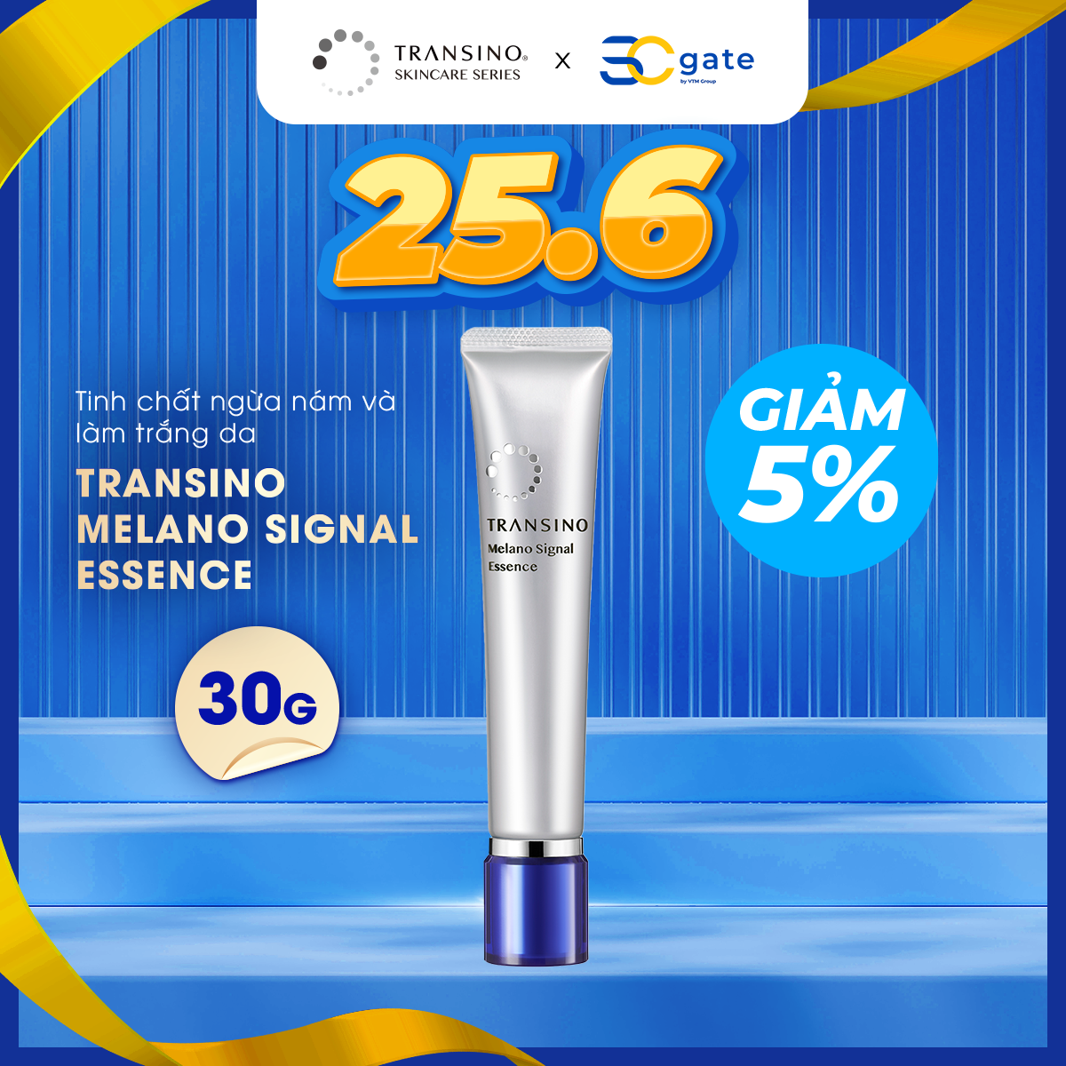 Serum dưỡng trắng da sâu bên trong transino 30g