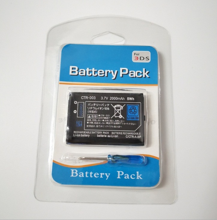Pin máy game nintendo 2ds, 3ds , kèm tuốc nơ vít nguyên hộp