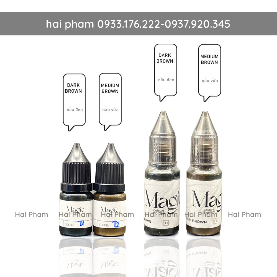 Mực magic hương trà full size 10ml, mini size 3.3ml