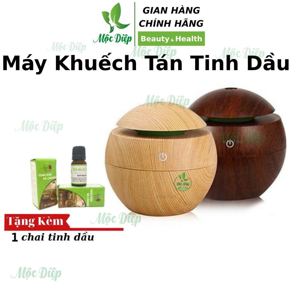 Máy khuếch tán tinh dầu xe ô tô xông phòng, tạo độ ẩm khuyếch tán không khí Mộc Diệp Cosmetic