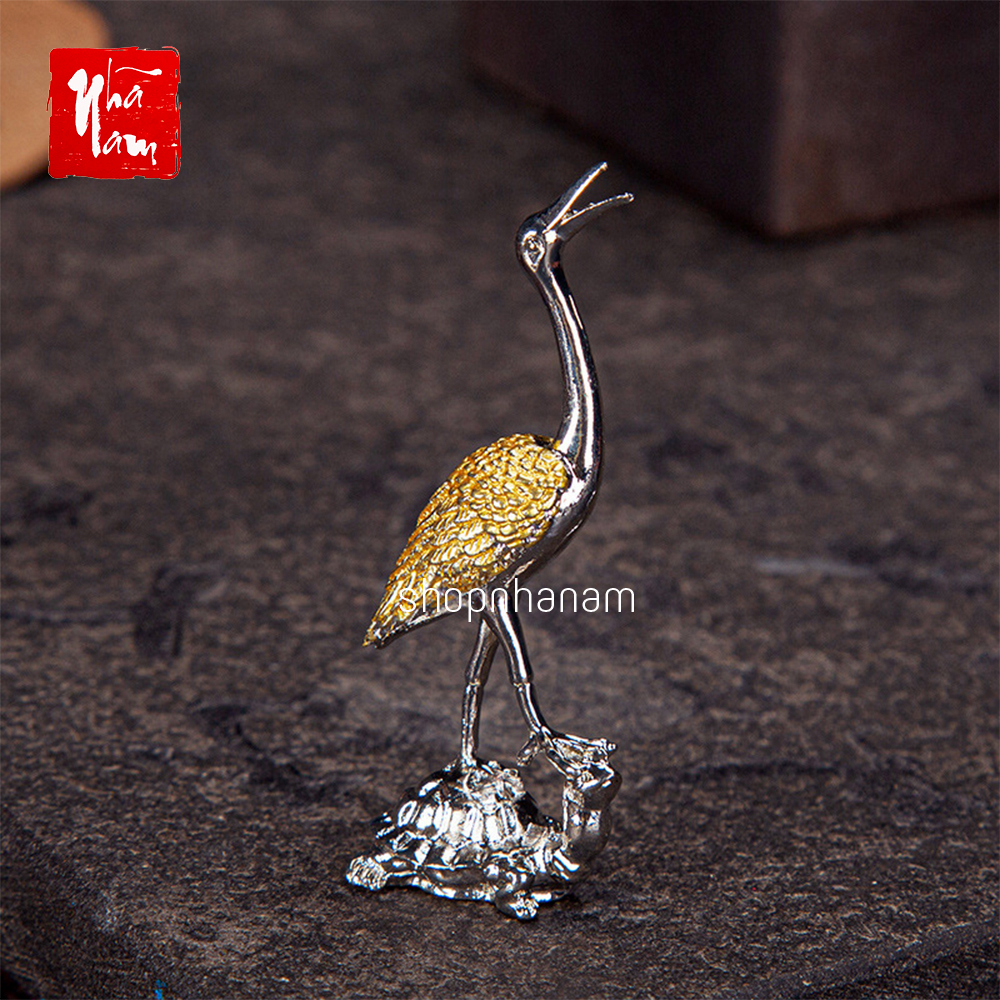 Đế cắm nhang hồng hạc đồ thờ cúng, phụ kiện trang trí - Phong thủy Nhã Nam