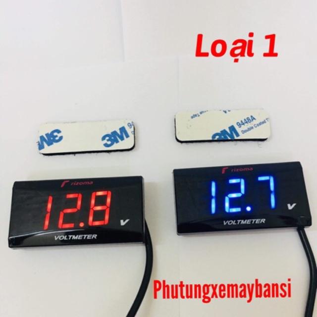 Đồng hồ Led báo vol bình ắc quy đỏ