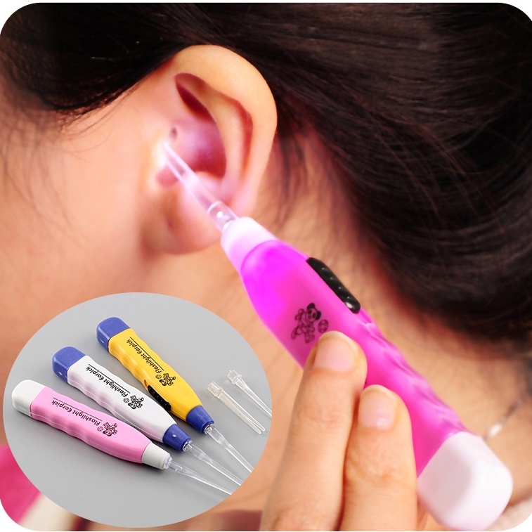 Hcm cây lấy ráy tai có đèn - lấy ráy tai có đèn 3 đầu gd72
