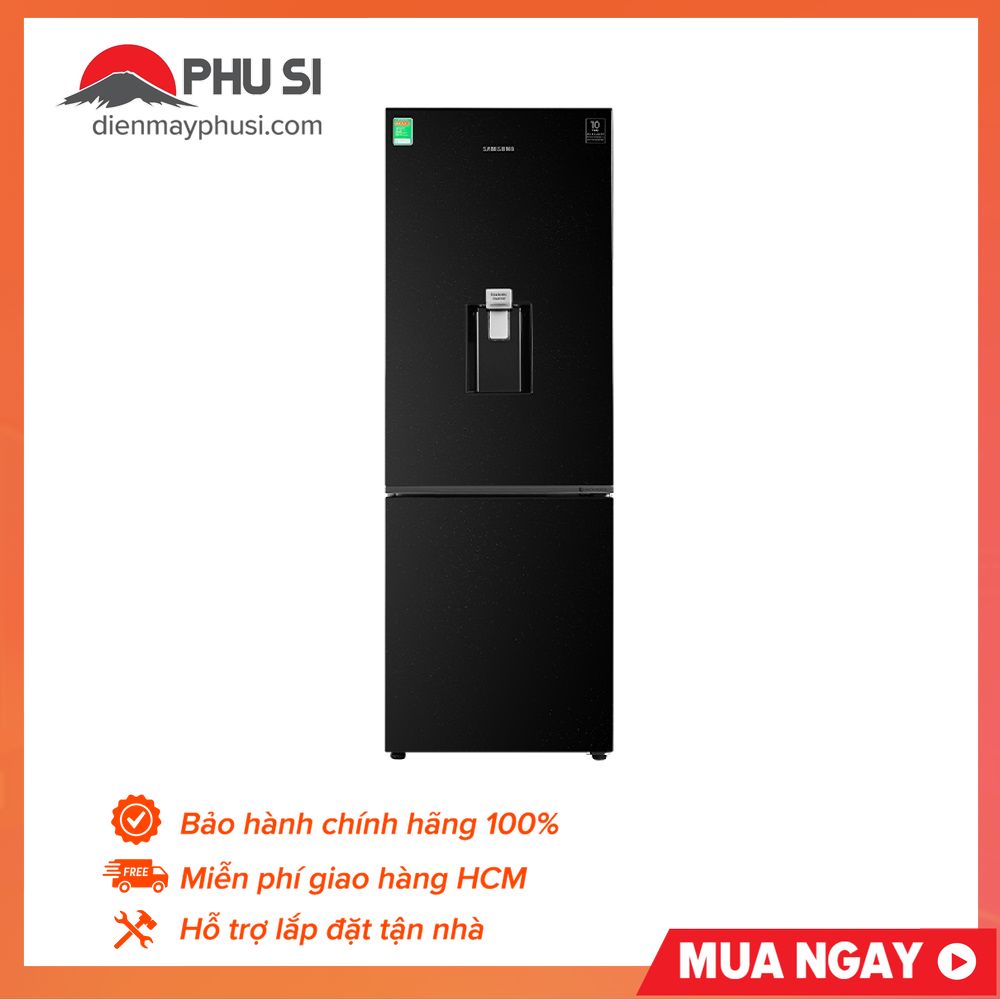 Trả góp 0% - bảo hành 2 năm - tủ lạnh samsung inverter 307 lít rb30n4170bu/sv