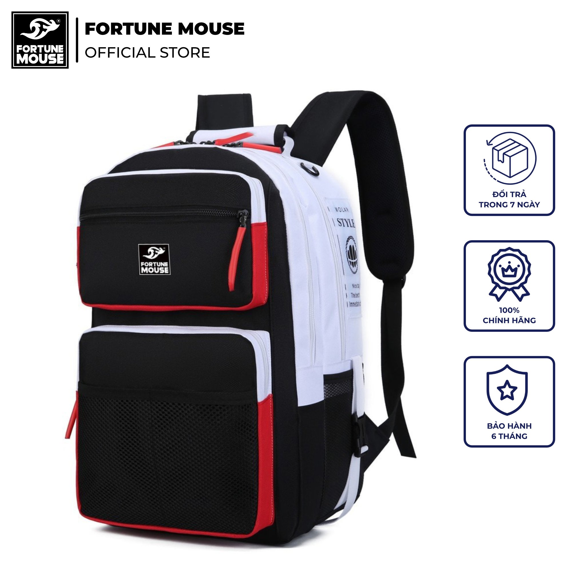 [ RẺ VÔ ĐỊCH ] Túi đeo chéo ngực kết hợp đeo bụng thời trang Fortune Mouse C264