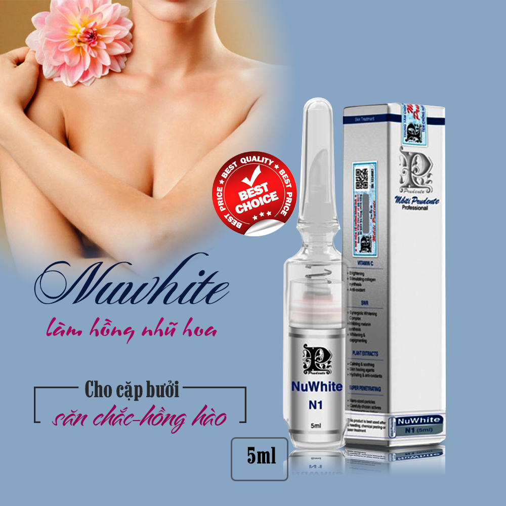 Kem làm hồng nhũ hoa nuwhite n1, nhũ hoa hồng hào tự nhiên, khử thâm nhũ hoa chỉ sau 7 ngày