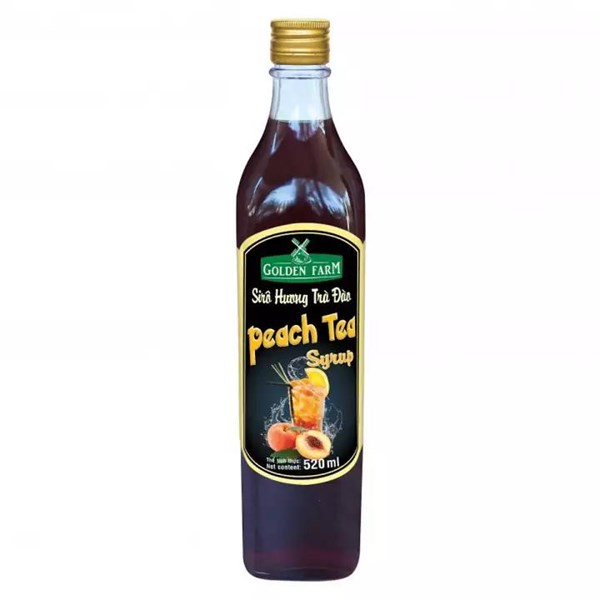 Syrup golden farm trà đào 520 ml - sgf026