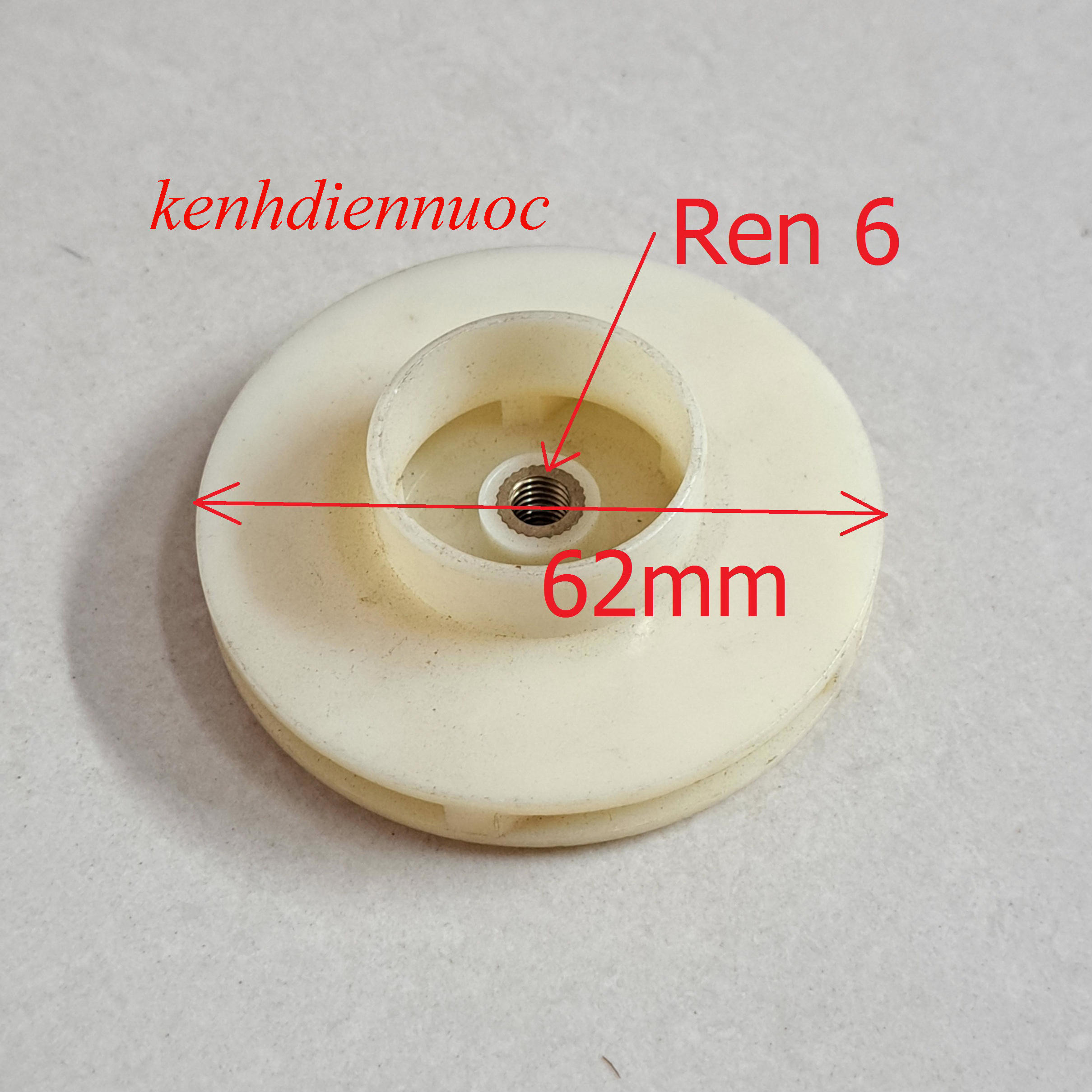 Cánh quạt máy bơm chìm 12v/24v