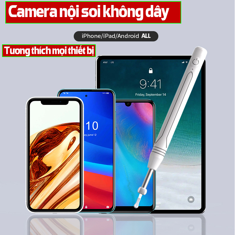 Camera Nội Soi Mũi Có đau Không - Camera Nội Soi Tai, Mũi, Họng An Toàn Không Gây Khó Chịu - Camera Mini Nội Soi Kết Nối điện Thoại Android Dễ Dàng Lấy Ráy Tai Full HD Cho Hình ảnh Sắc - Bảo Hành Uy Tín