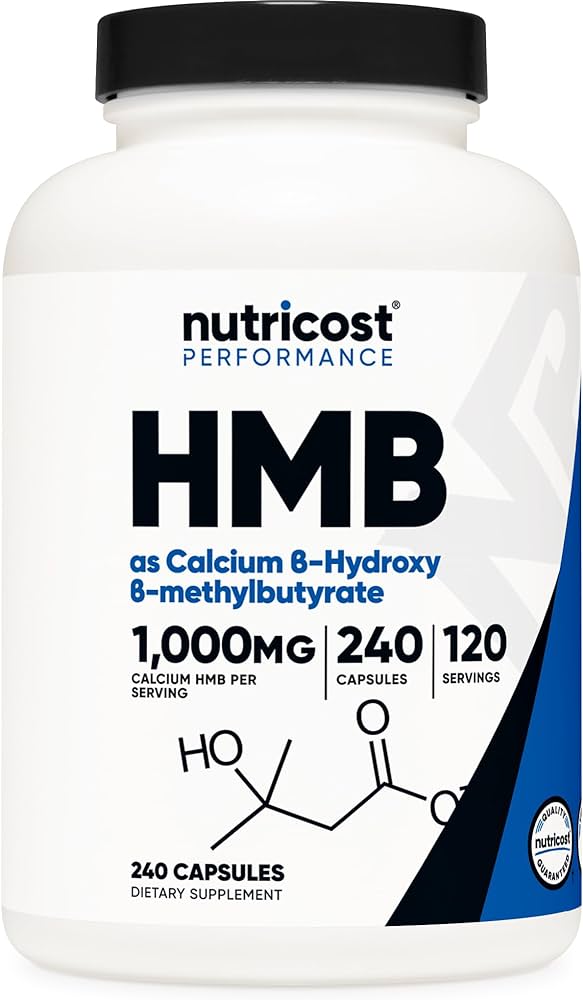 Nutricost HMB 1000mg - Viên Uống Giúp Hỗ Trợ Chuyển Hóa Protein