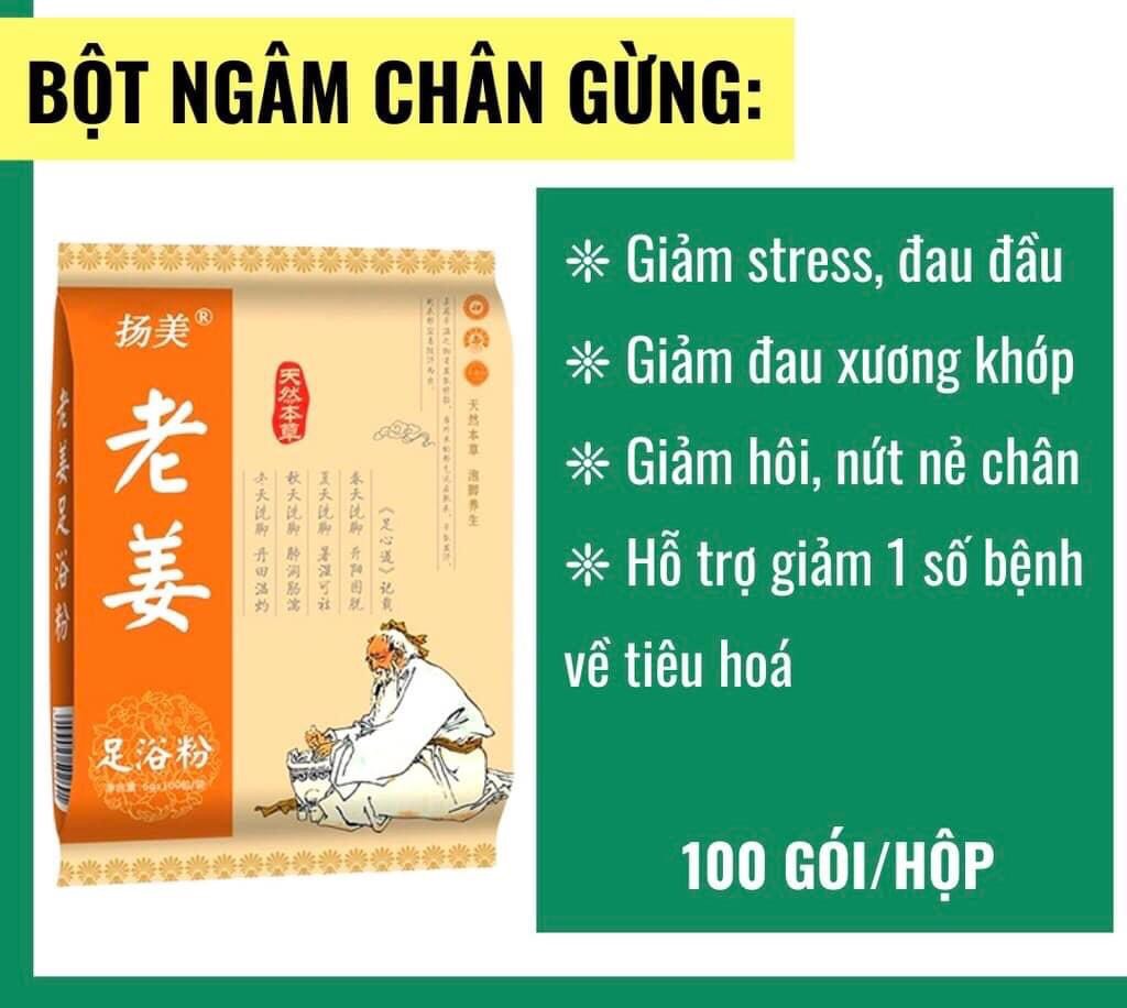 100 túi lọc thảo dược ngâm chân thải độc giảm đau nhức