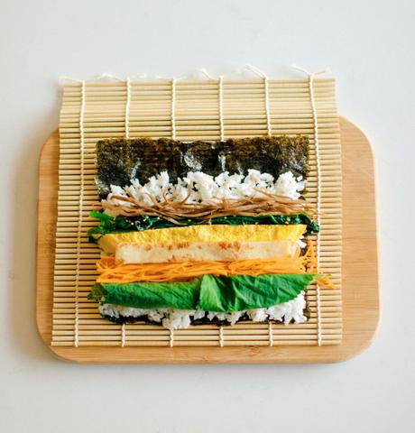 Mành Tre Cuốn kimbab SuShi Hàn Quốc