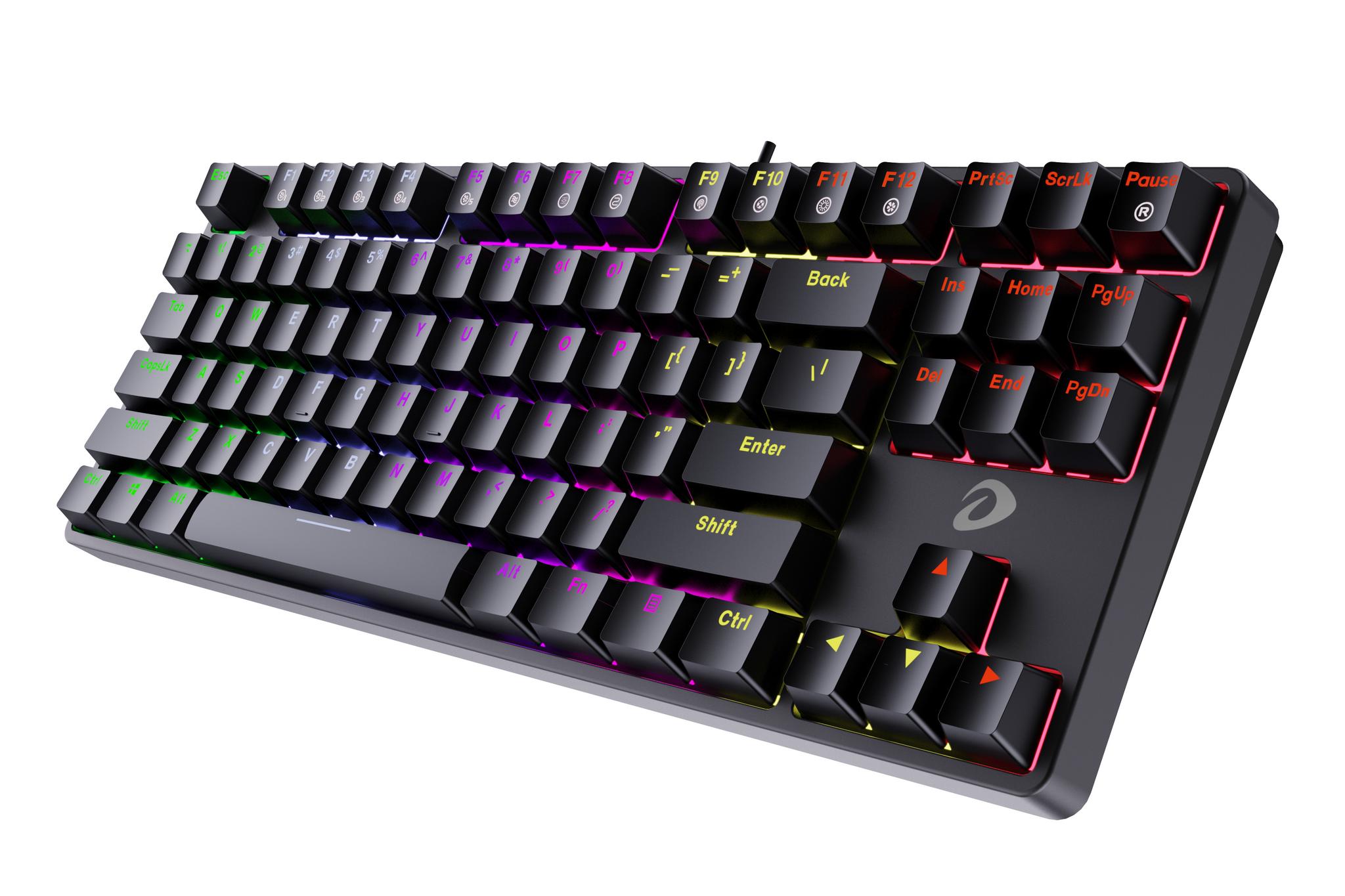 Bàn phím cơ Gaming Dareu EK87 - Black (Multi-Led Blue/ Brown/ Red D Switch), cam kết hàng đúng mô tả, chất lượng đảm bảo an toàn đến sức khỏe người sử dụng