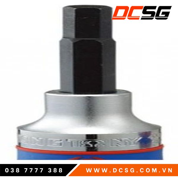 Đầu chuyển chuôi 1/2" sang lục giác, dài 8.0mm kingtony 403508