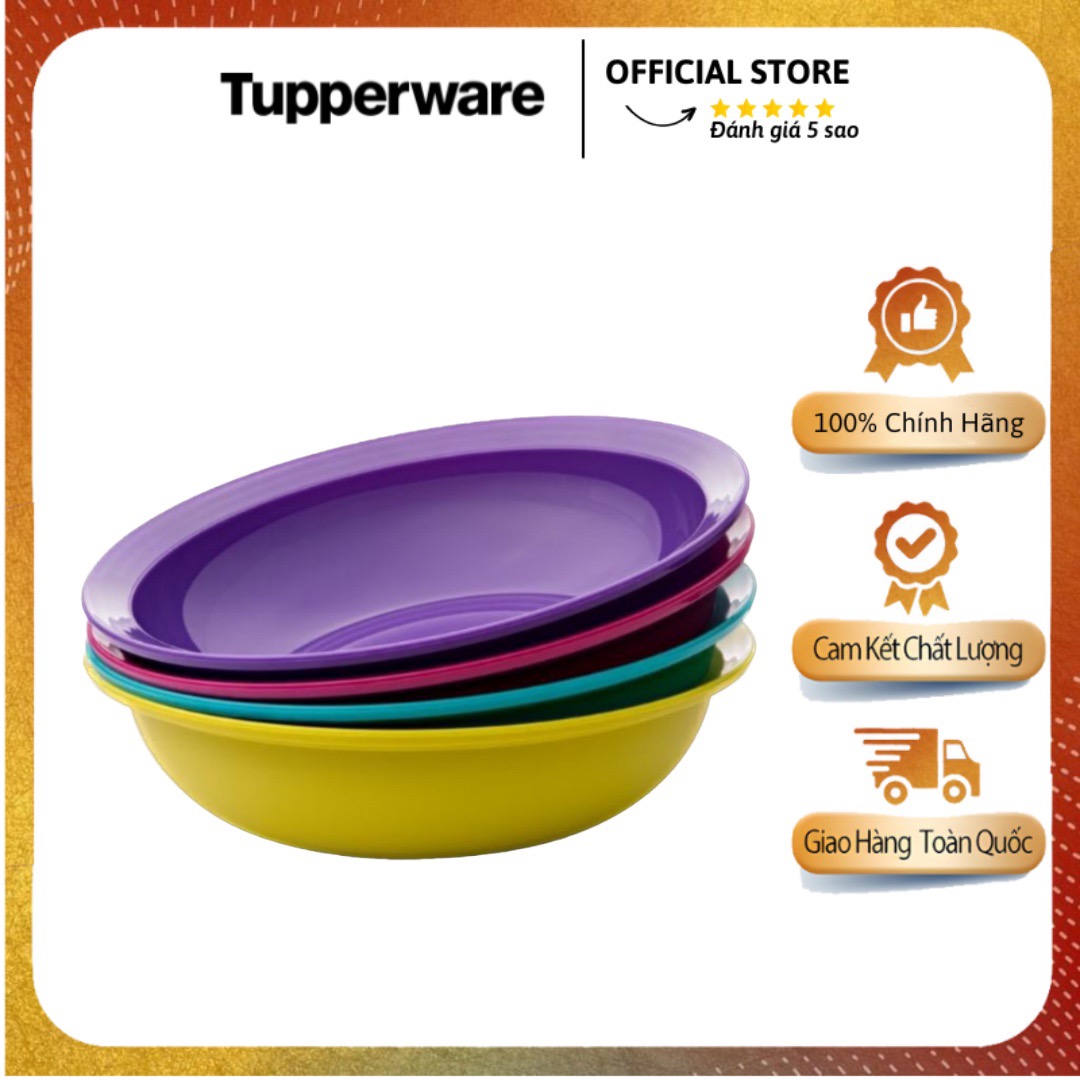 Dĩa Tupperware chịu nhiệt Plate 390ml - Tupperware Mall Chợ Lớn