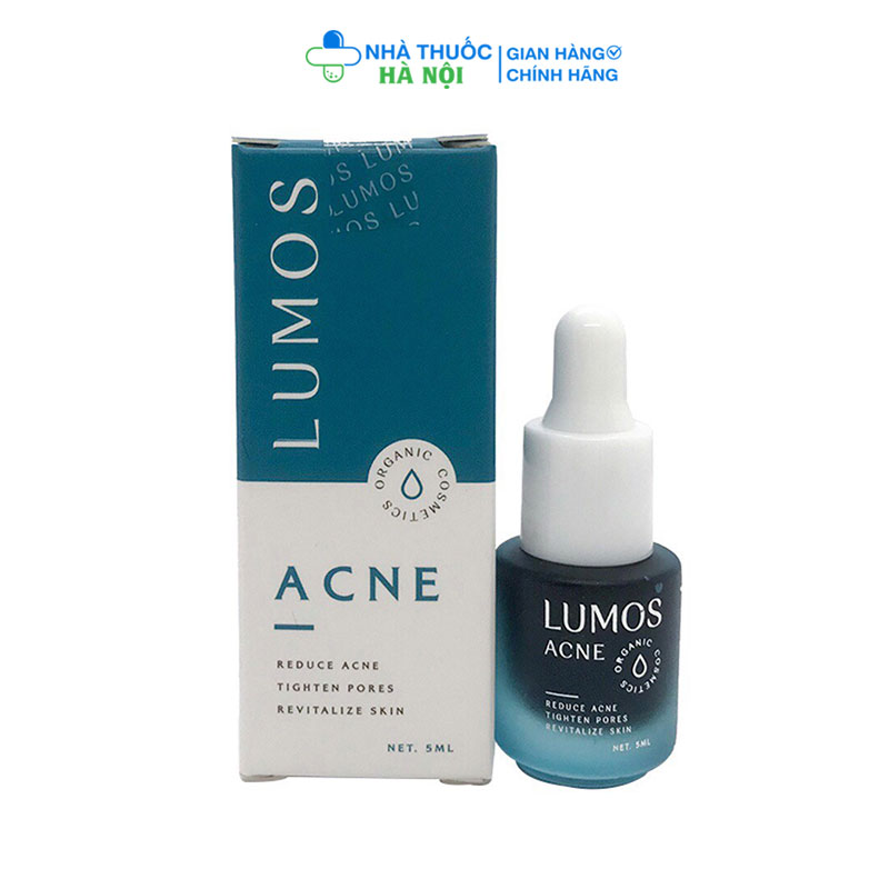 Serum Ngừa Mụn LUMOS ACNE Mẫu mới 2021 cam kết chính hãng