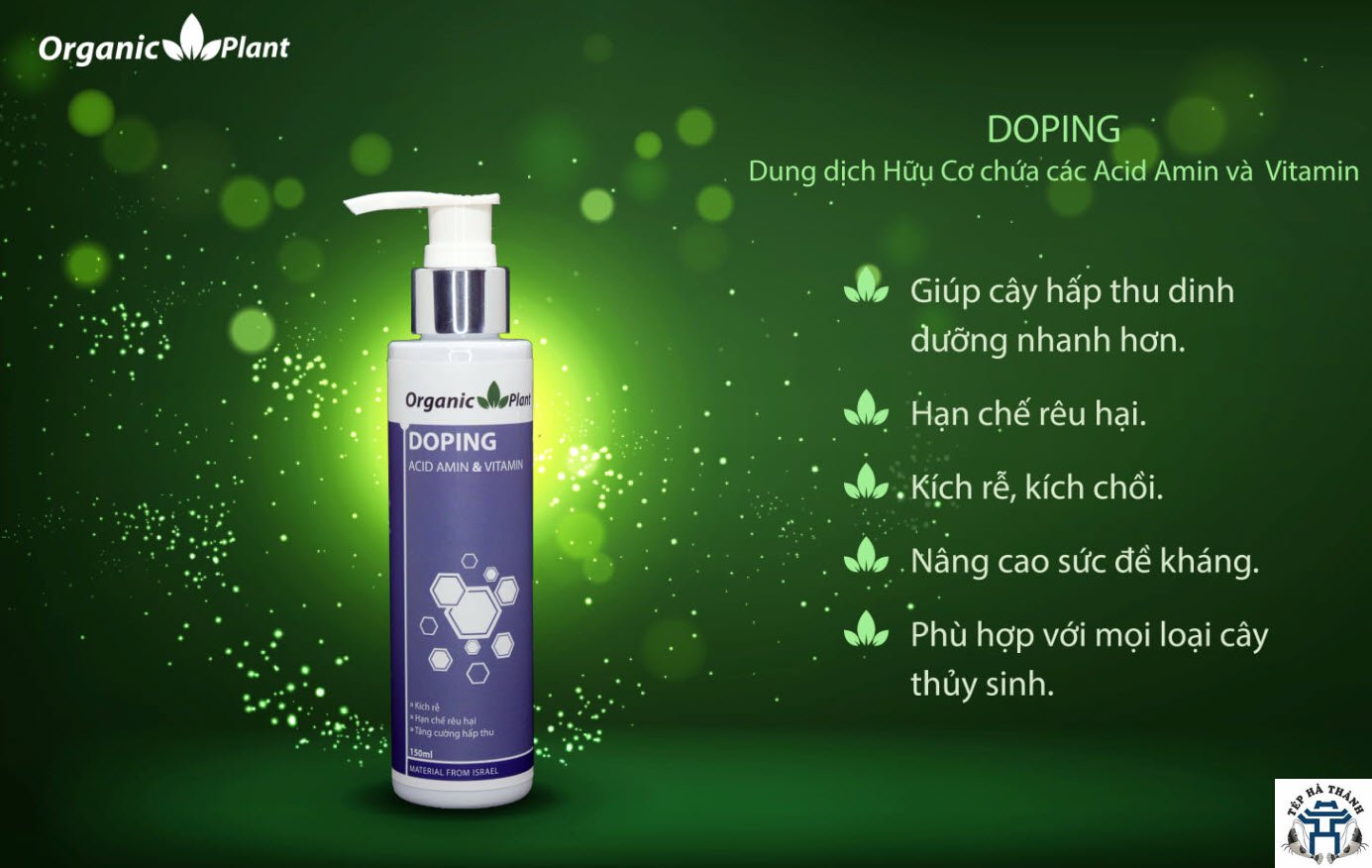[Hoàn Tiền 10%] Dung Dịch Hữu Cơ Doping Organic - Giúp Kích Rễ, Kích Mầm Cây cho Bể Cá Cảnh, Bể Thủy Sinh