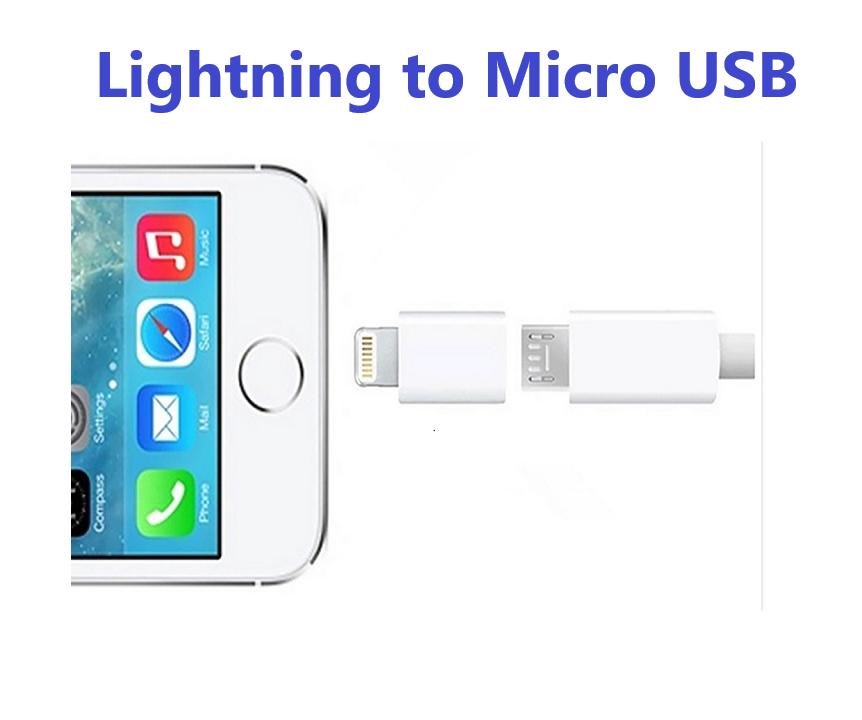 Đầu chuyển đổi cổng micro usb sang cổng lightning cho iphone, ipad