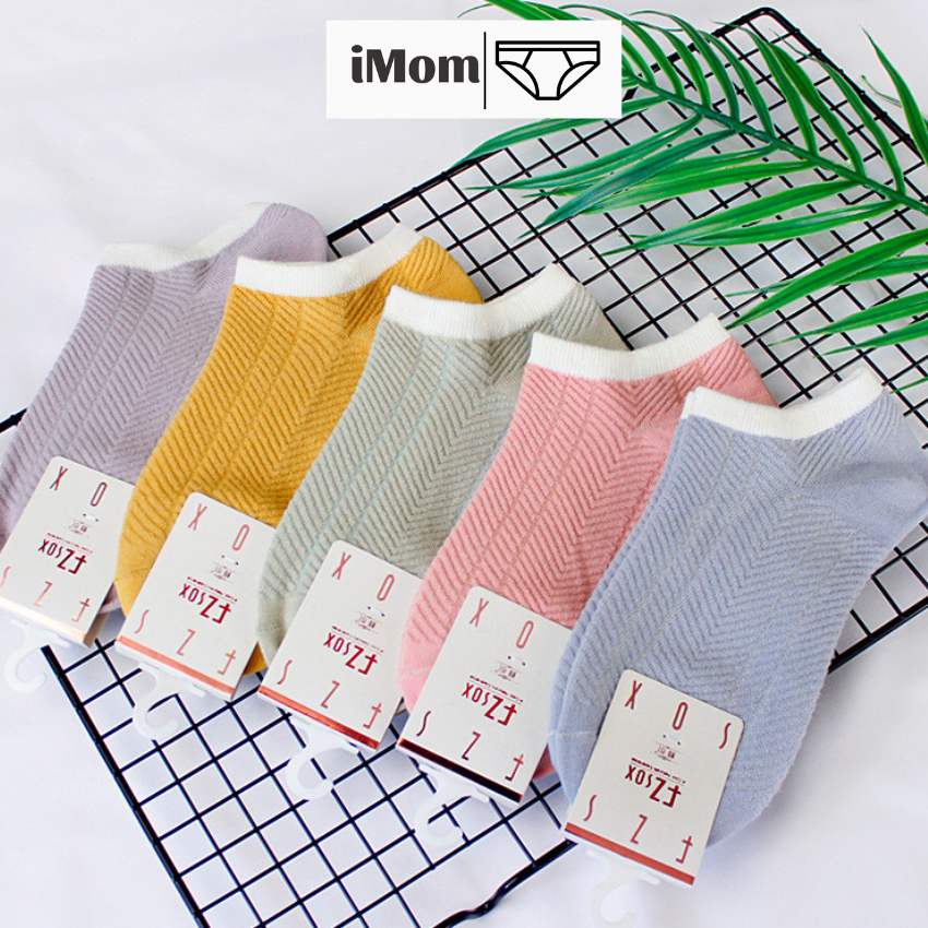 Tất vớ nữ, tất vớ nữ sinh cổ ngắn dễ thương trẻ trung hàng cao cấp - iMom