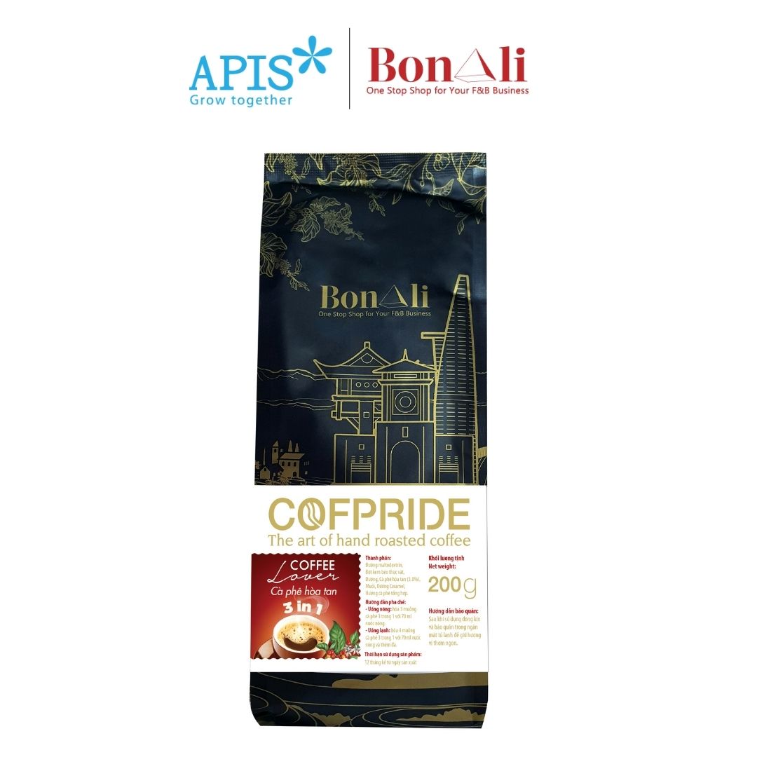 1 gói cafe hòa tan cofpride 3in1 200g