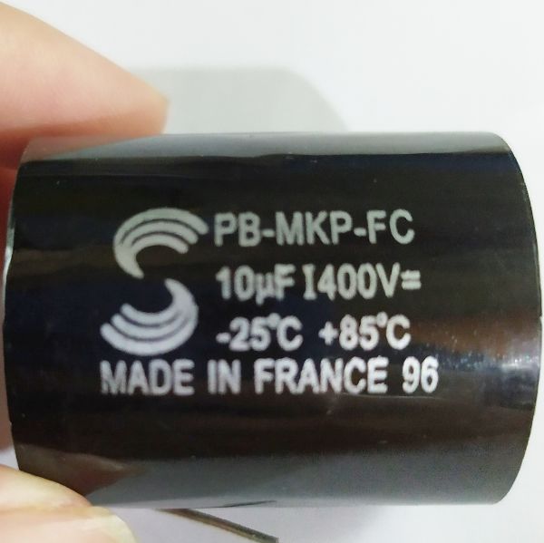Tụ loa - Tụ hóa 10uf 400v - Tụ phân tần: 1chiếc - 10uf