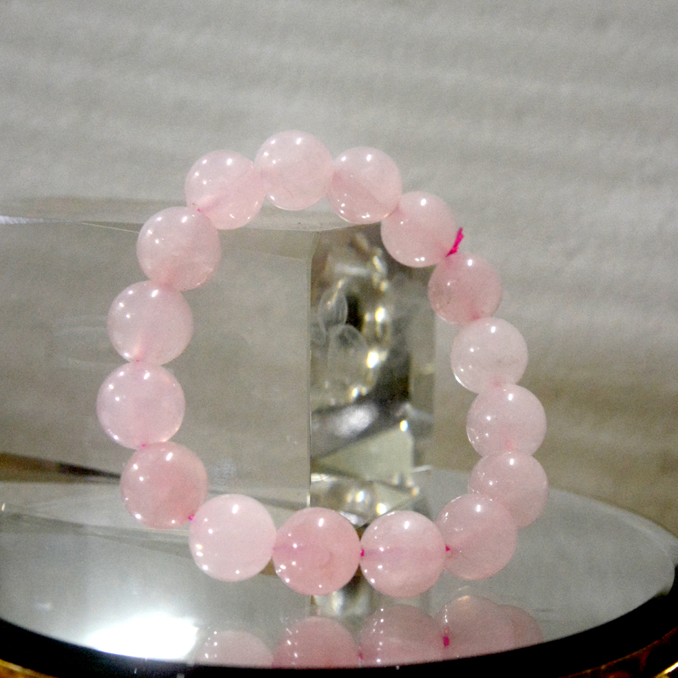 [HCM]Vòng tay chuỗi đá thạch anh hồng